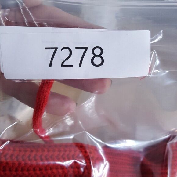 SEEK THE LABEL Womens Sweater Small Red Pullover Boatneck Corset Lace Up - Picture 8 of 8